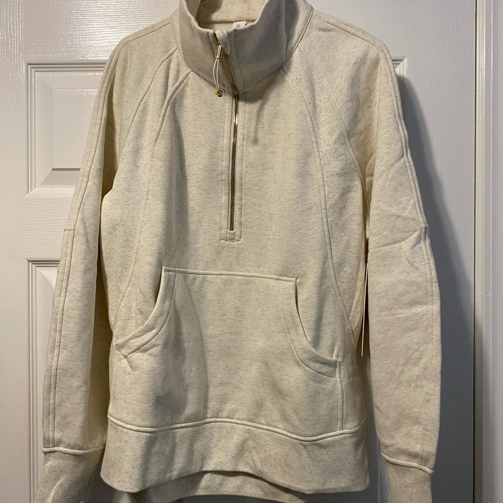 NWT Lululemon Scuba Oversized Funnel-Neck Half Zip *Long Size M/L